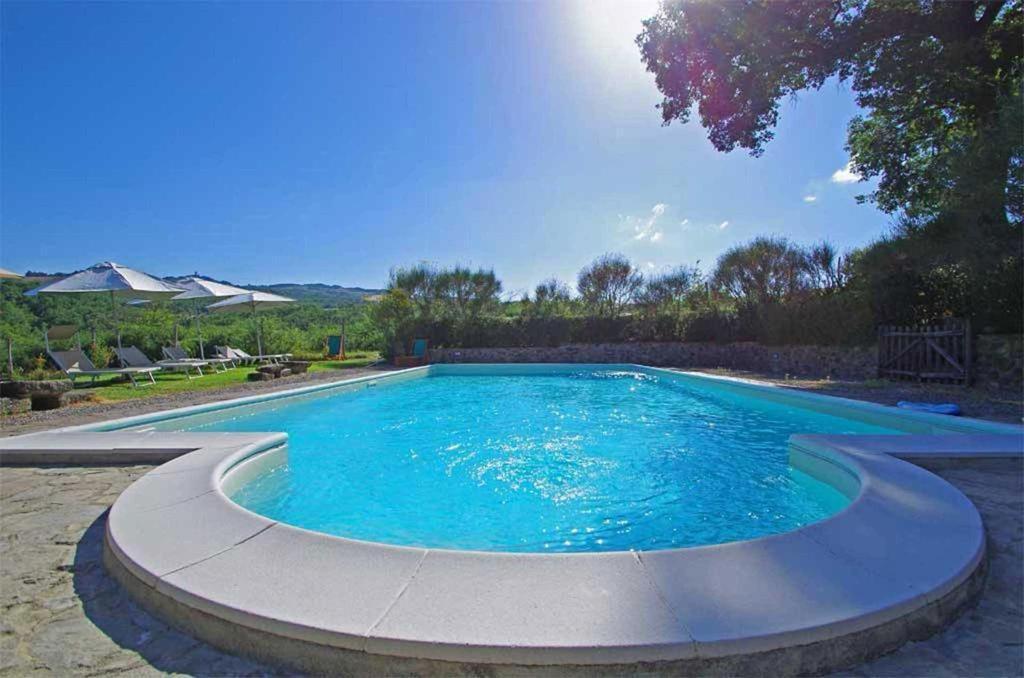 Cottage Le Ginestre Con Piscina In Val D'Orcia Радикофани Екстериор снимка